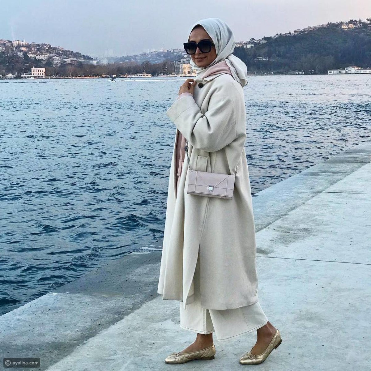 ازياء محجبات متنوعه ماركه لشتاء