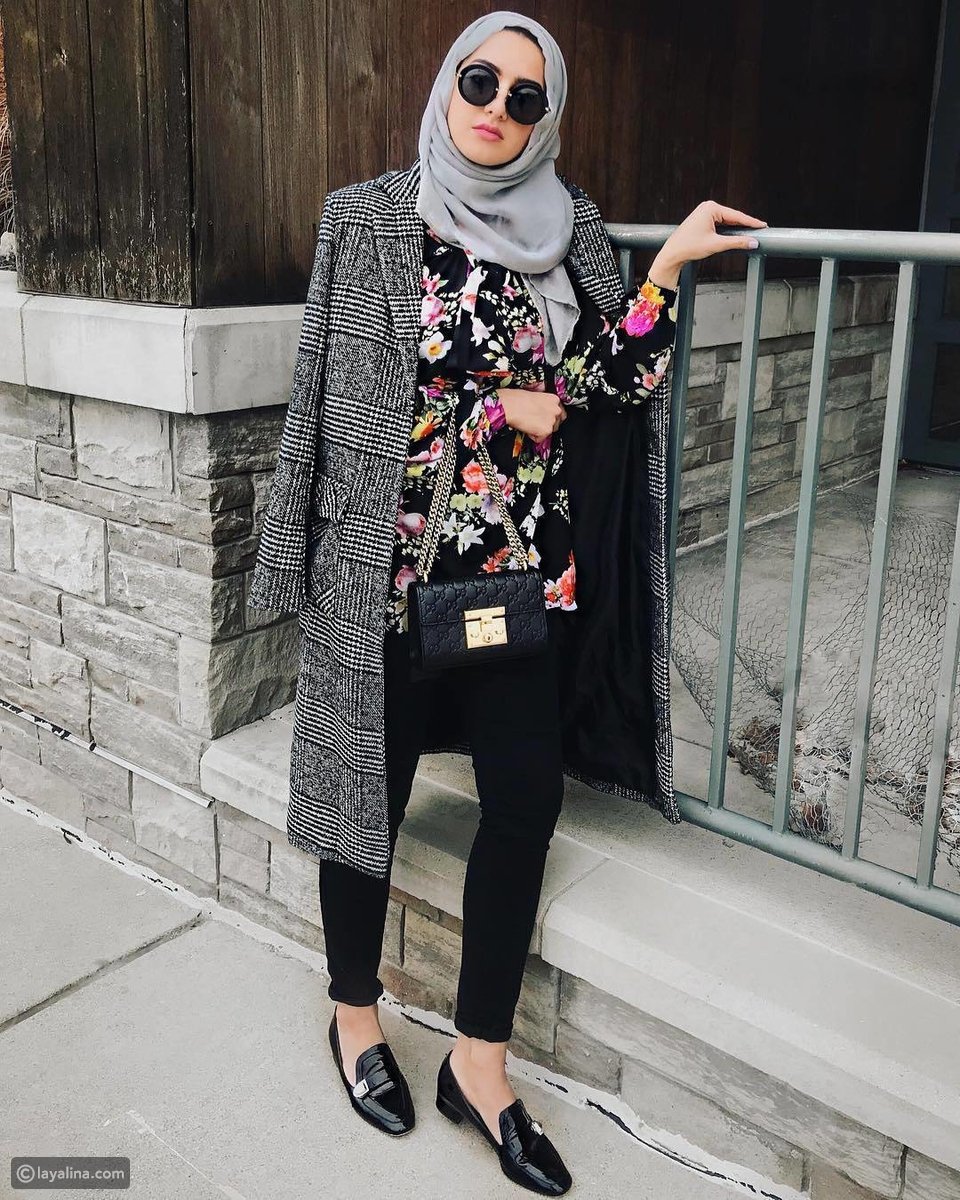 ازياء محجبات متنوعه ماركه لشتاء