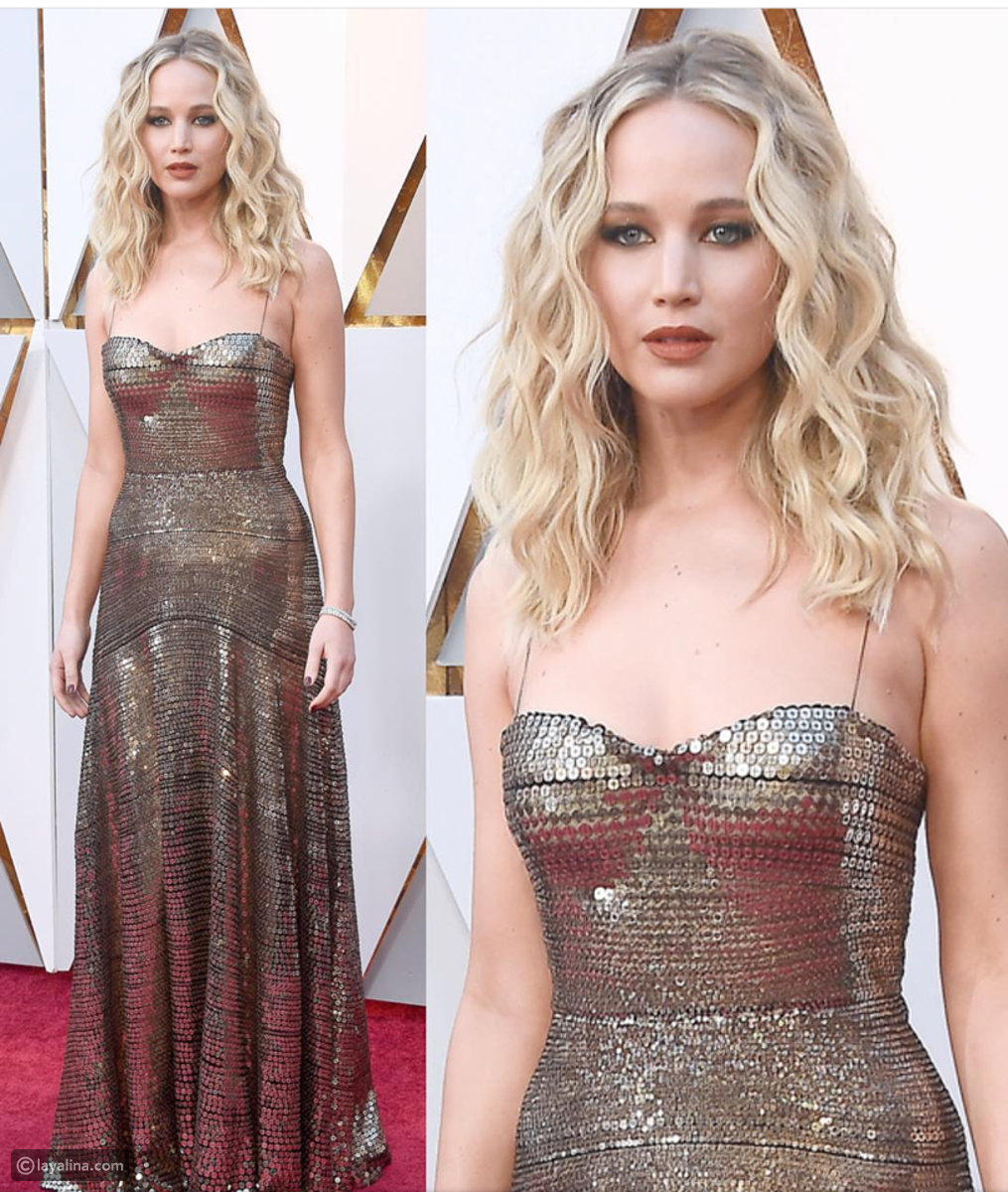 جينيفر لورانس بفستان من ديور