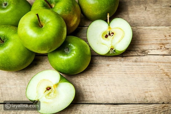 فوائد اكل التفاح الاخضر على الريق لتنحيف وانقاص الوزن واضراره