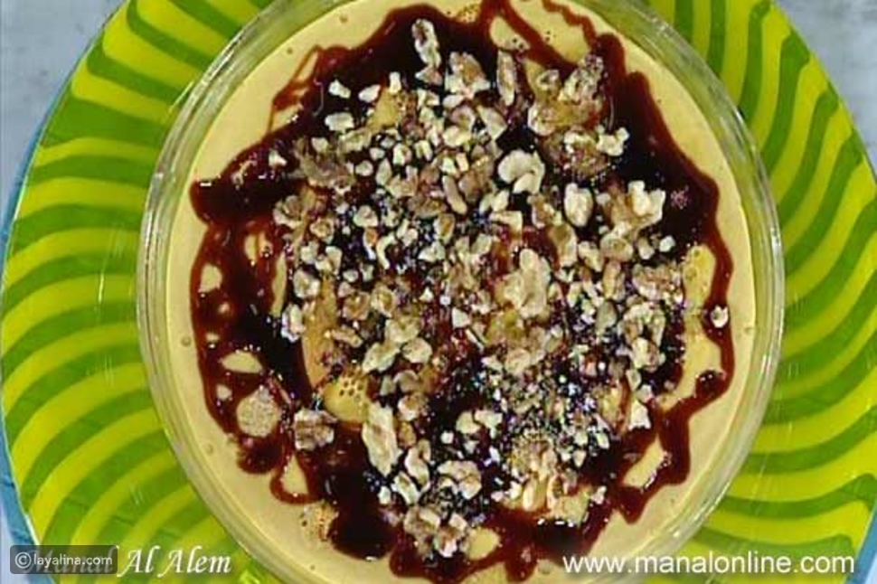 حلو الكريم كراميل من منال العالم