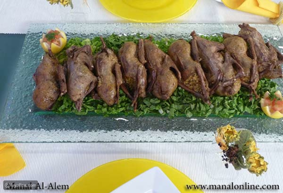 الحمام بالفريك من مطبخ منال العالم