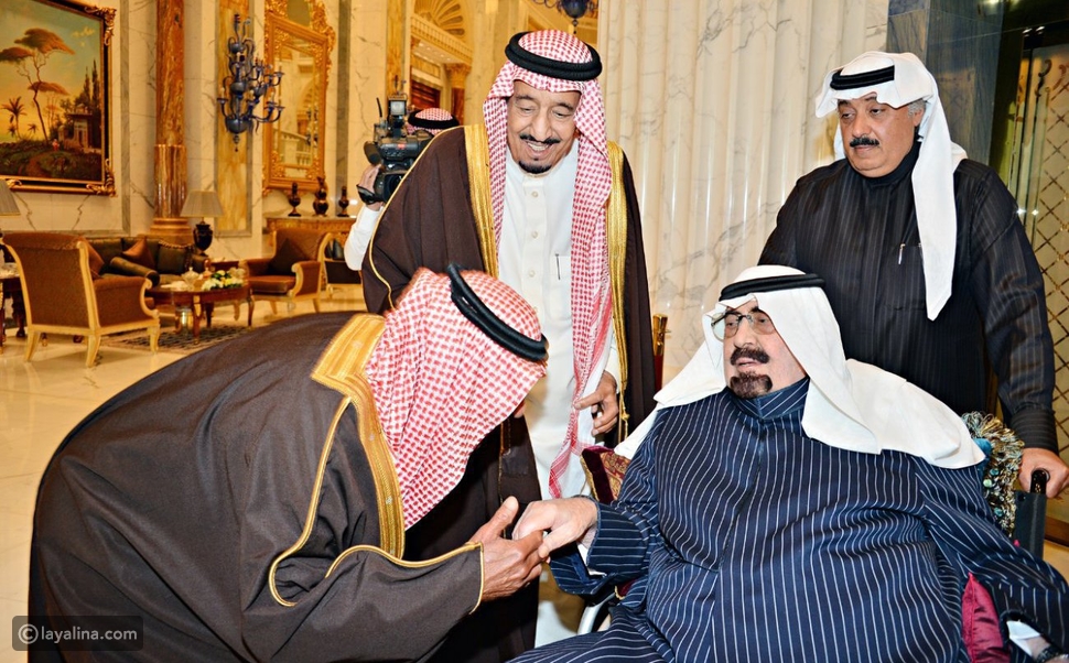شاهدوا آخر صور لملك السعودية عبدالله بن عبدالعزيز قبل وفاته ليالينا