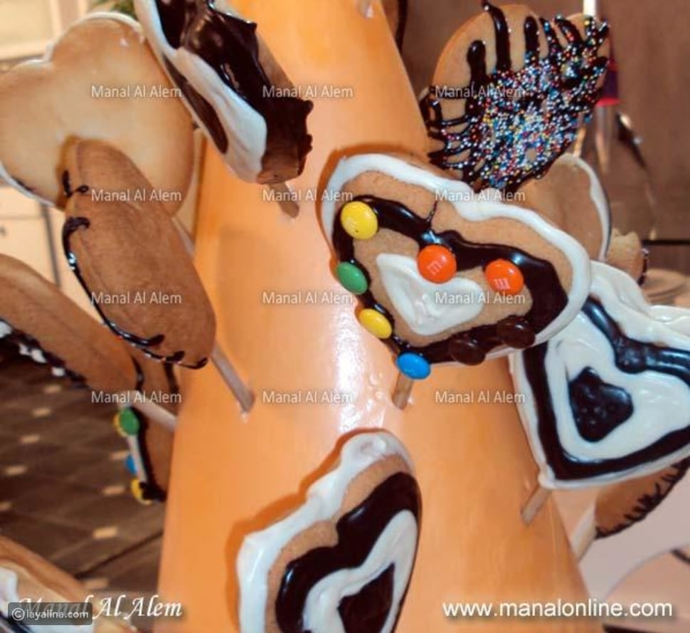 بسكويت لولي بوب على طريقة منال العالم