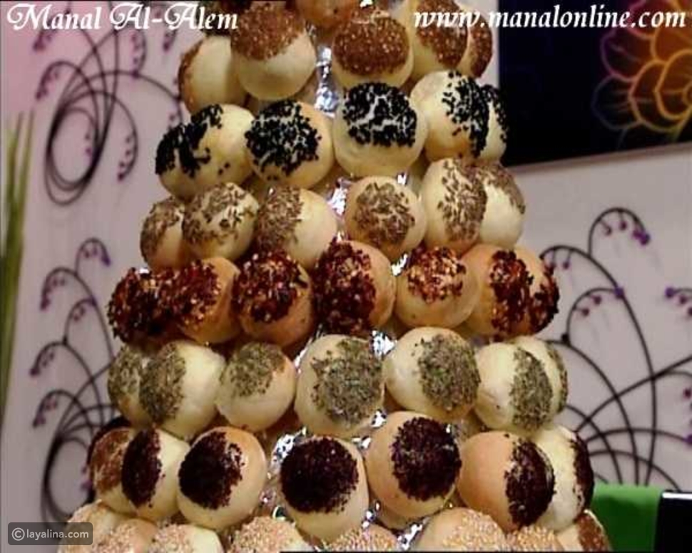 صمون بالجبن والزيتون