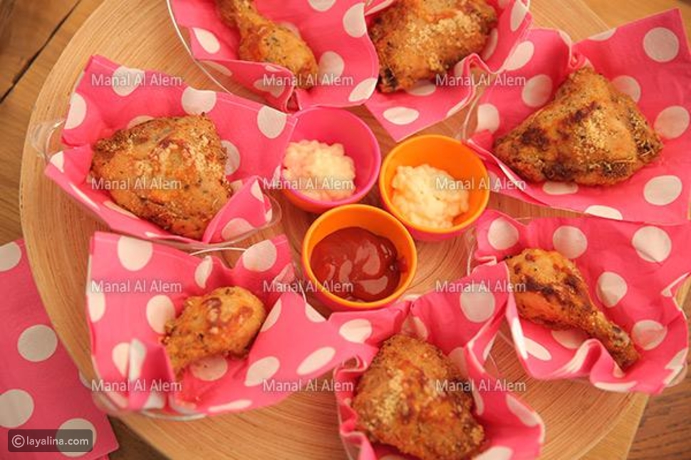 دجاج مقرمش مشوي من مطبخ منال العالم