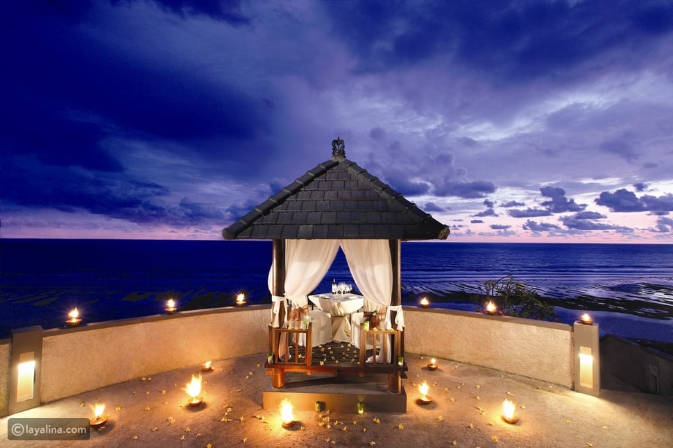 استمتعوا بتجربة طعام رومنسية في بالي