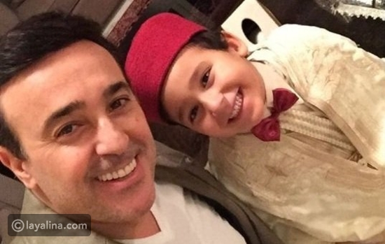 صابر الرباعي وابنه جود هادي