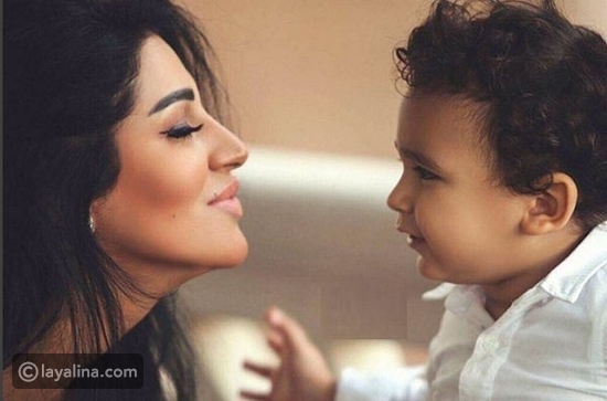 إخلاص جنيفان وطفلها جود هادي