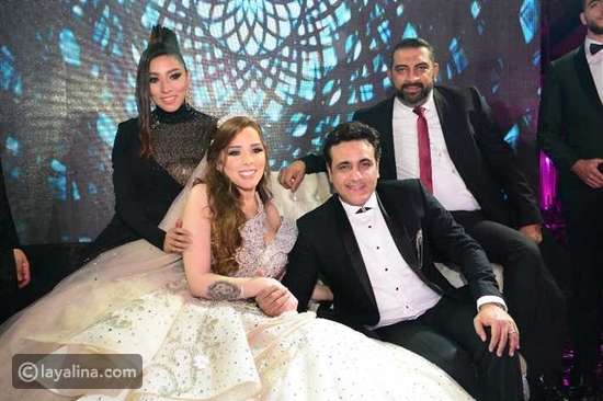 أنوسة كوتة عروس الملحن محمد رحيم بزفافهما