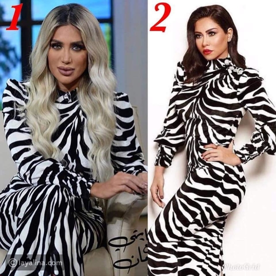 شيرين عبد الوهاب ومايا دياب بنفس الإطلالة