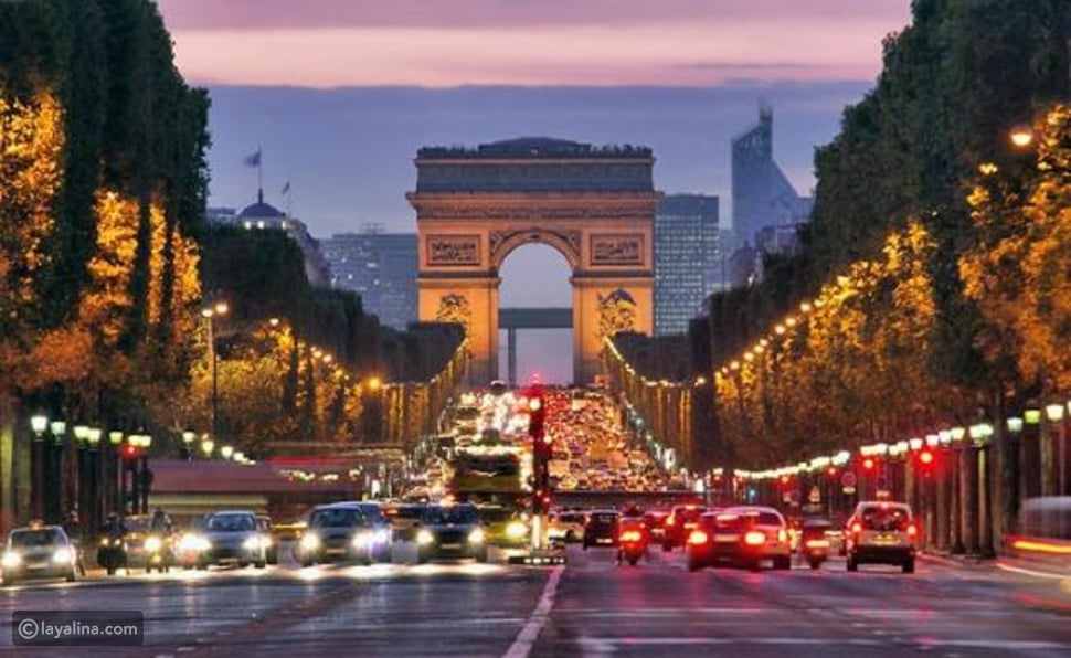 شهر العسل في باريس - الشانزلزيه