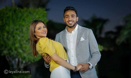 من خطوبة كهربا وشدوى الحضري