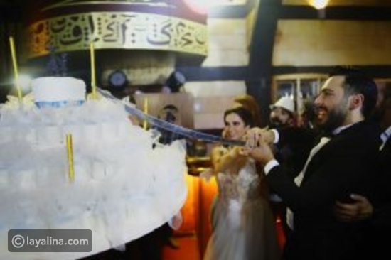 زفاف لمى الحكيم وعريسها الإيراني يخطفان الأنظار