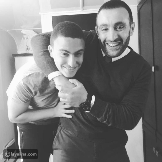 أحمد السقا وابنه ياسين