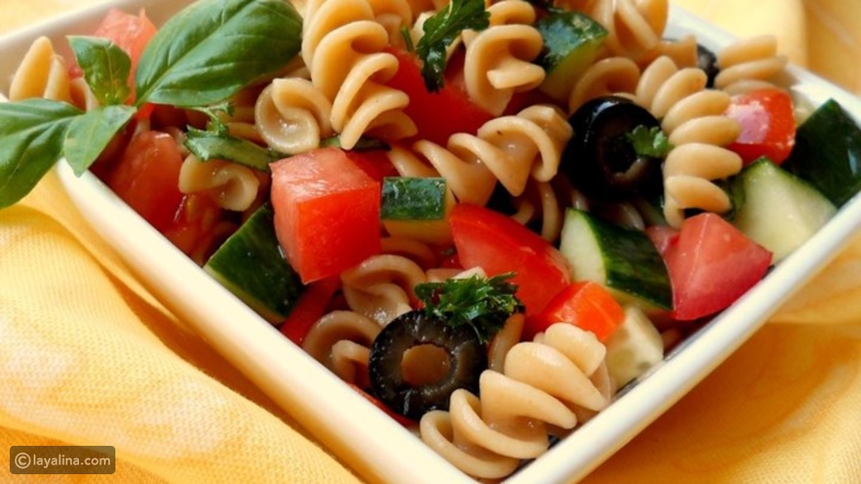 سلطة المكرونة الباردة