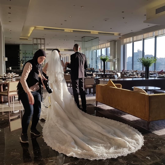 صور حفل زفاف الداعية معز مسعود وشيري عادل ليالينا