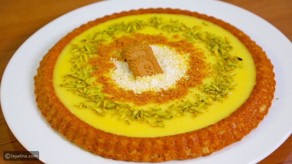 مكونات بسبوسة الكاسترد