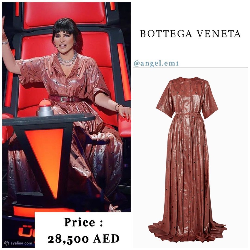 صفحة على انستقرام كشفت سعر فستان أحلام في نصف نهائي من ذا فويس