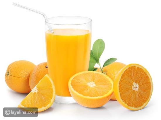 عصير البرتقال
