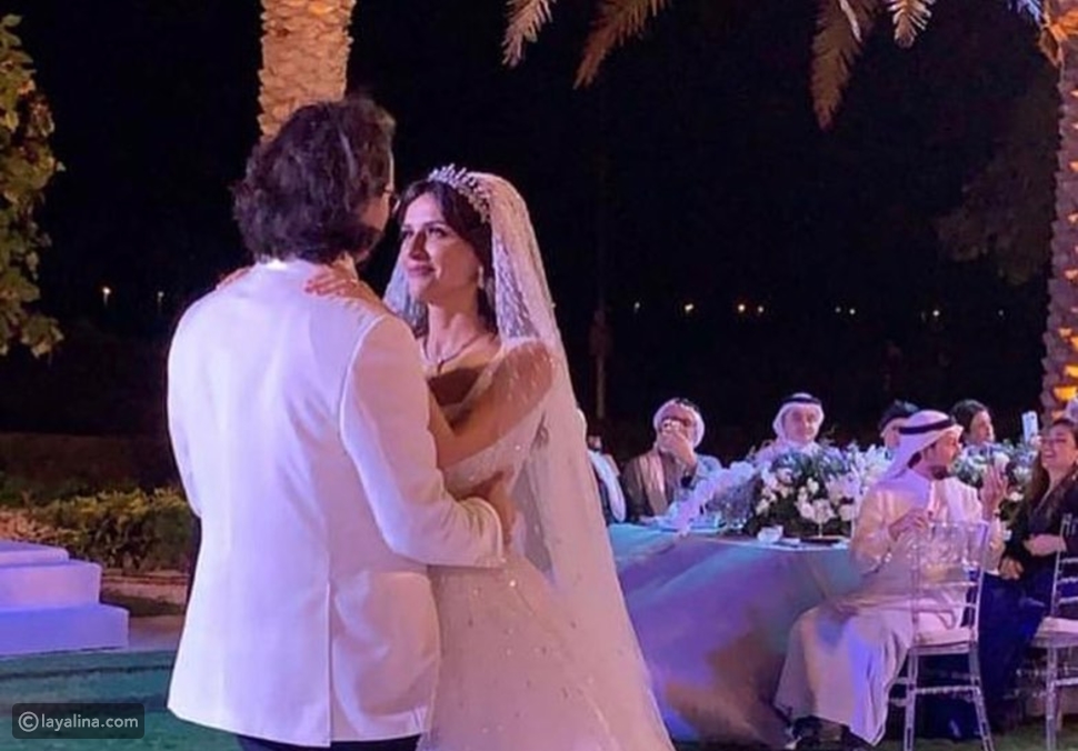 حفل زفاف سها نويلاتي وفستانها يسحر العيون بأناقته ليالينا
