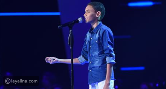 المتسابق نجم الدين العرابي في برنامج ذا فويس كيدز