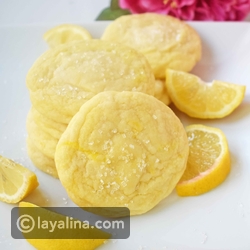 طريقة عمل كوكيز الليمون بالفيديو - فيديو ليالينا