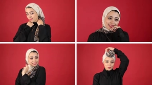 لفات الحجاب المربع بطرق عصرية مع الفاشينيستا غادة بهاء.. شاهدي الخطوات
